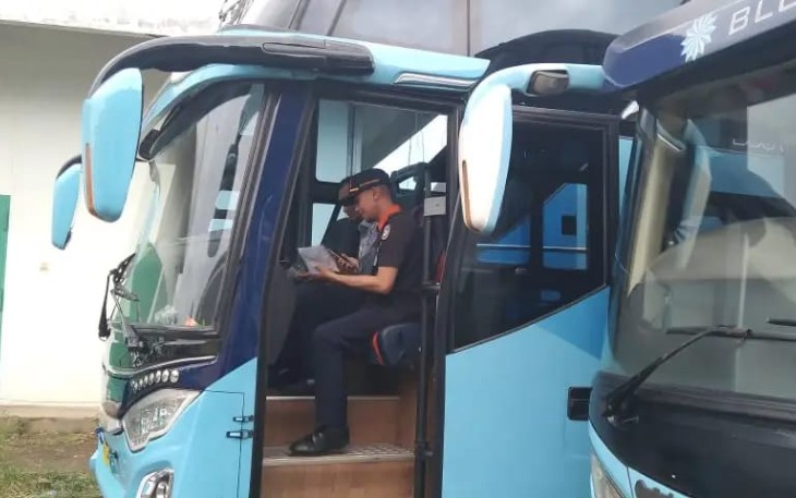 Ramp Check Nataru Puluhan Bus