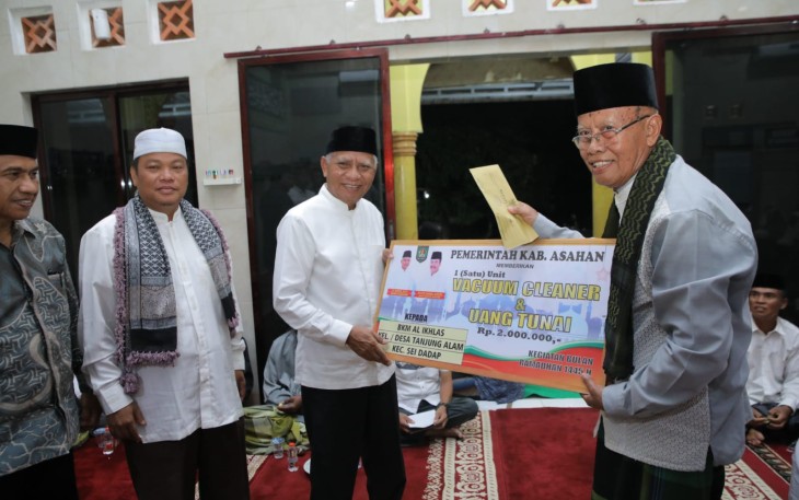 Bupati Asahan Safari Ramadhan di Masjid Al-Ikhlas Desa Tanjung Alam