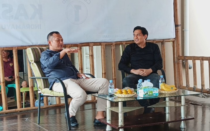 Lucky Hakim Kunjungi Bambang Hermanto