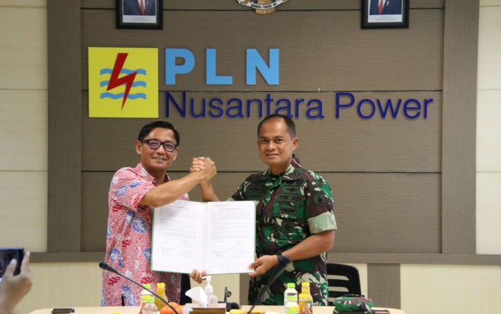 Kerjasama ditandai dengan penandatanganan Nota Kesepahaman antara Direktur PLTU Nusantara Power UP Pacitan dengan Komandan Kodim 0801/Pacitan yang berlangsung di Kantor PT PLTU Nusantara Power UP Kec. Sudimoro, Kab. Pacitan, Kamis (04/01/2024)