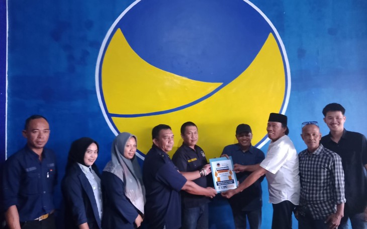 Windra dan Ramli Kembalikan Formulir Pendaftaran Bacalon Bupati-Wakil Bupati Kepahiang ke Partai Nasdem