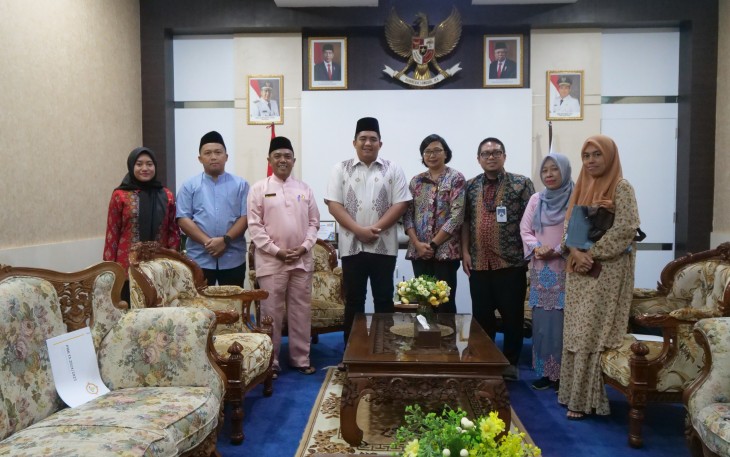 Bupati Bintan Roby Kurniawan Terima Audiensi Politeknik Bintan Cakrawala (PBC)