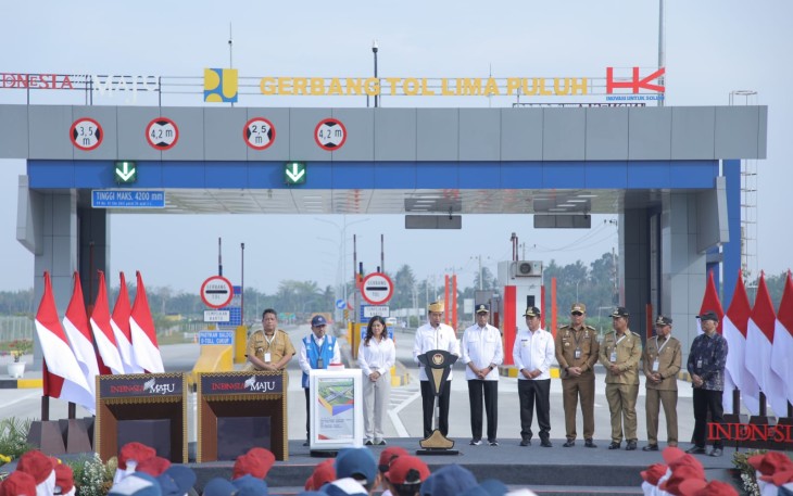 Bupati Asahan Dampingi Presiden Jokowi resmikan Tol Tebingtinggi-Indrapura-Limapuluh-Kisaran