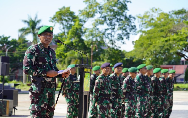 Apel Gelar Kesiapan TNI pada PAM Pemilu 2024