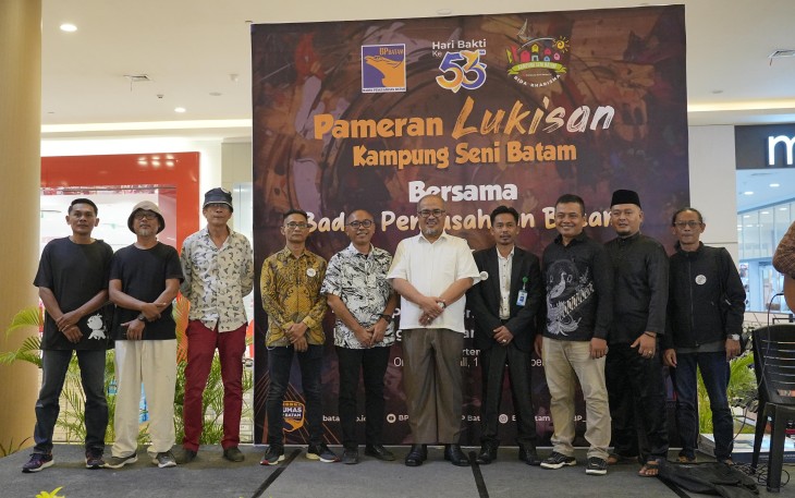 BP Batam Bersama Komunitas Kampung Seni Batam Gelar Pameran Lukisan 