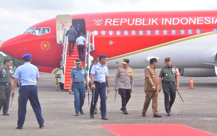 Pengantaran Presiden RI Selesai Kunker di Provinsi Sulsel 