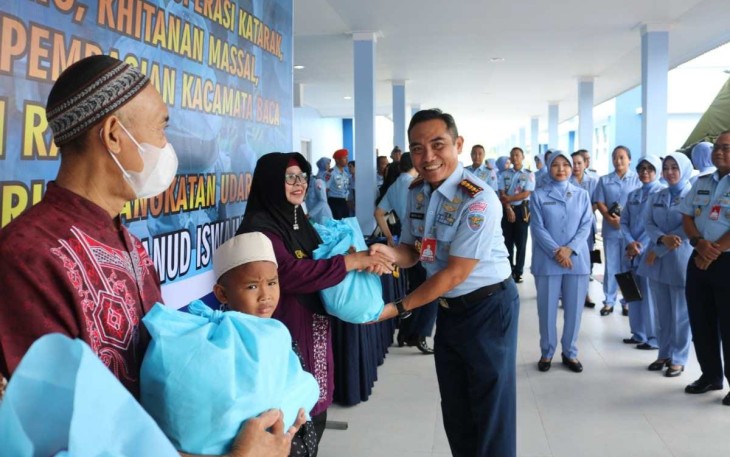 Bakti Sosial Jelang HUT Ke-78 TNI AU Wujud Kesetiakawanan