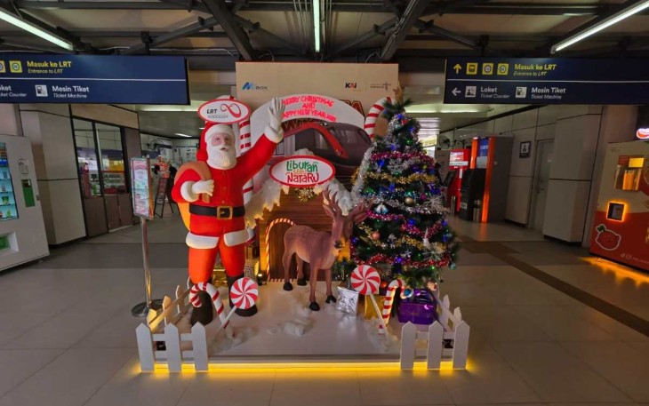 Natal bersama LRT Jabodebek 