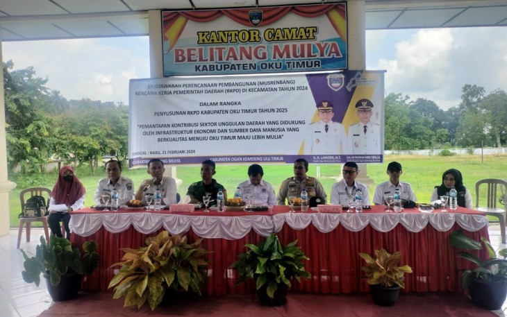 Musrembang RKPD Kabupaten Oku Timur Diadakan di Kecamatan Belitang Mulya
