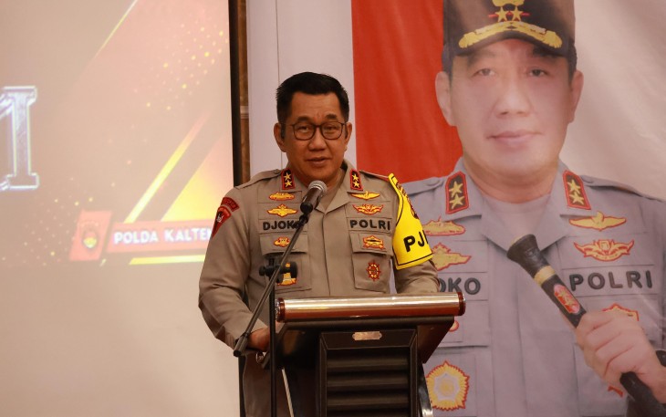 Kapolda Kalteng Irjen Pol Drs. Djoko Poerwanto 