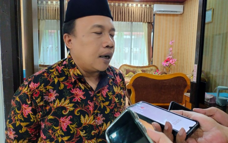Ketua DPRD Kabupaten Trenggalek, Doding Rahmadi, saat dikonfirmasi setelah audensi dengan LSM LIRA Kabupaten Trenggalek, Senin (2/12/2024)