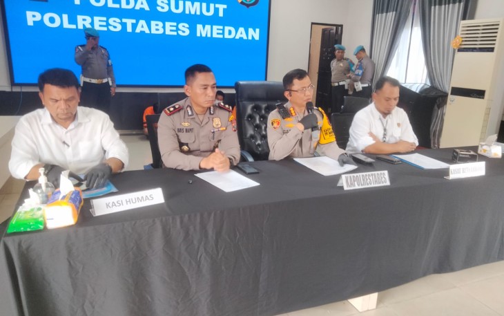 Polsek Medan Timur kembali ciduk pengedar narkoba jenis sabu - sabu di Jalan Karyawan, Kelurahan Tanjung Rejo, Kecamatan Medan Sunggal