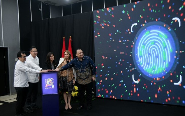 Peluncuran ElevAlte di media center Kementerian Komdigi, Jakarta, Senin (2/12)