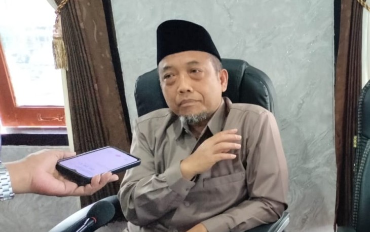 Wakil Ketua DPRD Kabupaten Trenggalek, Subadianto, saat dikonfirmasi setelah rapat Banmus, di ruang Banmus DPRD Kabupaten Trenggalek, Senin (2/12/2024)