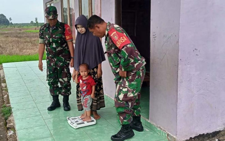 Babinsa Dampingi Kegiatan Posyandu 