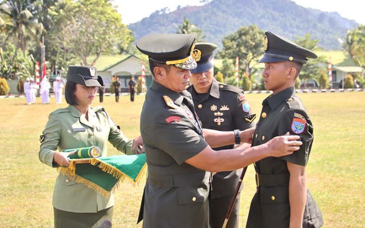 Pangdam Tanjungpura saat Lantik Prajurit Bintara TNI AD TA 2023