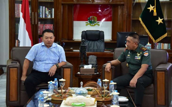  Gubernur Akmil saat Terima Audiensi dari Jenderal TNI (Purn) Prof. Dr. Dudung Abdurachman