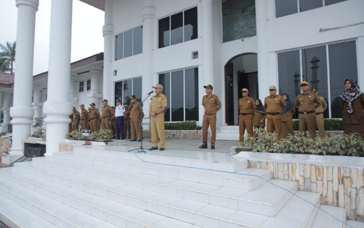 Bupati Asahan Pimpin Apel Gabungan Pertama Tahun 2024