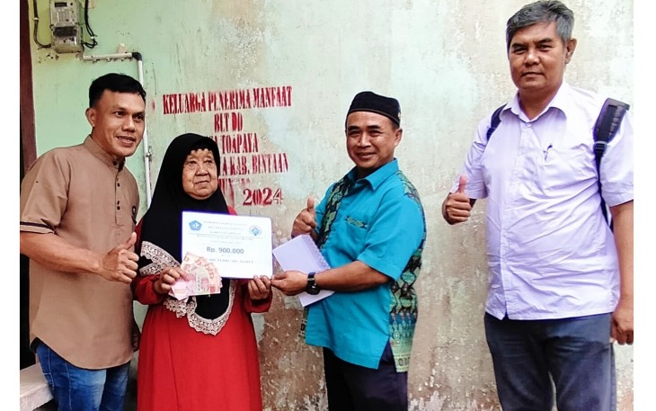 Pemerintah Desa Toapaya Salurkan BLT Triwulan Pertama THN 2024