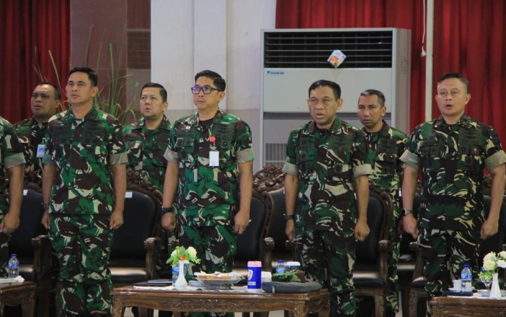 Danlanud Sultan Hasanuddin saat Hadiri Supervisi dan Bimtek P5AU di Koopsud II