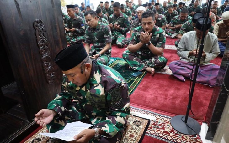 Lantamal VI saat Doa Bersama Sambut Hari Dharma Samudera Tahun 2024
