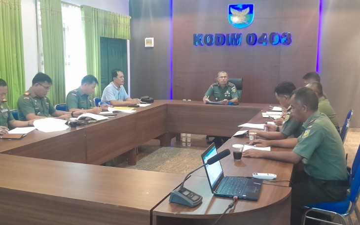 Sidang Pankar UKP Kodim 0408/BS 