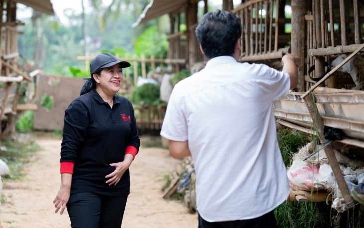 Ketua DPR RI Puan Maharani mengunjungi peternakan Domba yang ada di Magelang, Jawa Tengah. Kepada para peternak, Puan mengingatkan agar hasil dari ternak Domba tersebut diprioritaskan untuk biaya pendidikan anak-anak mereka