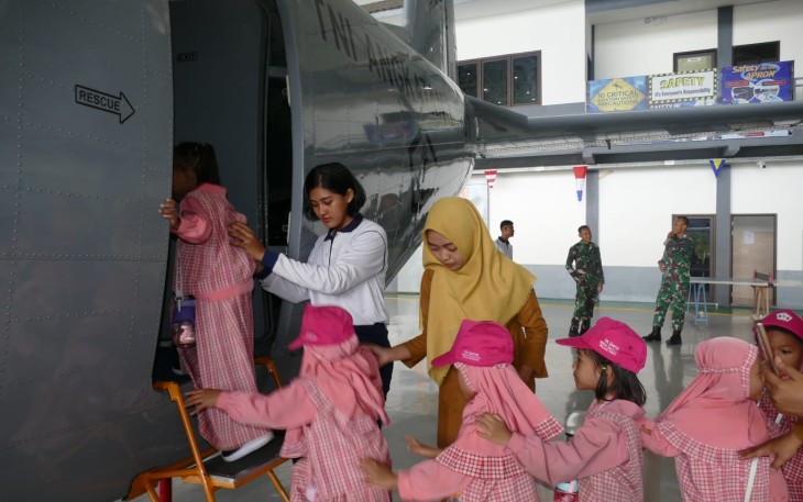 Lanudal Tanjungpinang Terima Kunjungan Wisata Edukasi Siswa TK