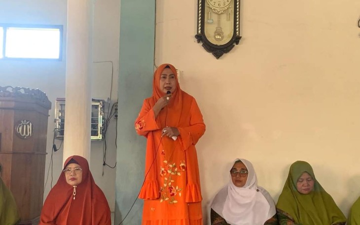 Ketua GOW Pasbar Hadiri Pertemuan Bulanan Muslimat NU Se-Albasiko 