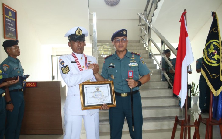 Komandan Wing Udara 3 saat Lepas Personel Purna Tugas