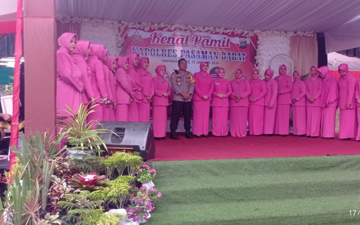 Kenal Pamit Kapolres Pasaman Barat, Rabu (17/1/2024)