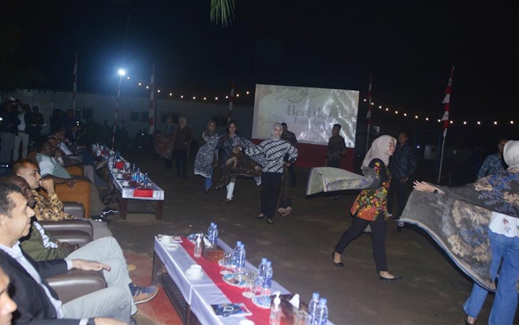 welcome dinner bertempat di Rear Base Camp, Bunia, Republik Demokratik Kongo, Rabu (27/12/2023).