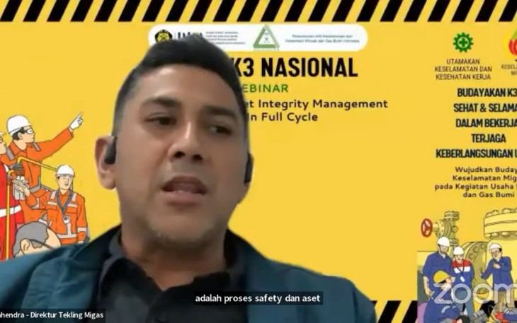  webinar keselamatan migas sebagai salah satu rangkaian acara dalam peringatan Bulan Keselamatan dan Kesehatan Kerja (K3) Nasional