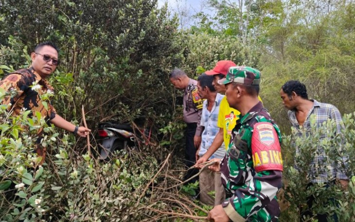 Sepeda Motor hilang ditemukan di semak - semak manfaat dari sambang Desa