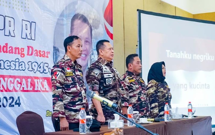 Bamsoet dalam Sosialisasi 4 Pilar MPR RI hari ke-4 kunjungannya ke Dapil-7 Jawa Tengah bersama keluarga besar FKPPI Kabupaten Kebumen, Minggu (21/1/24).
