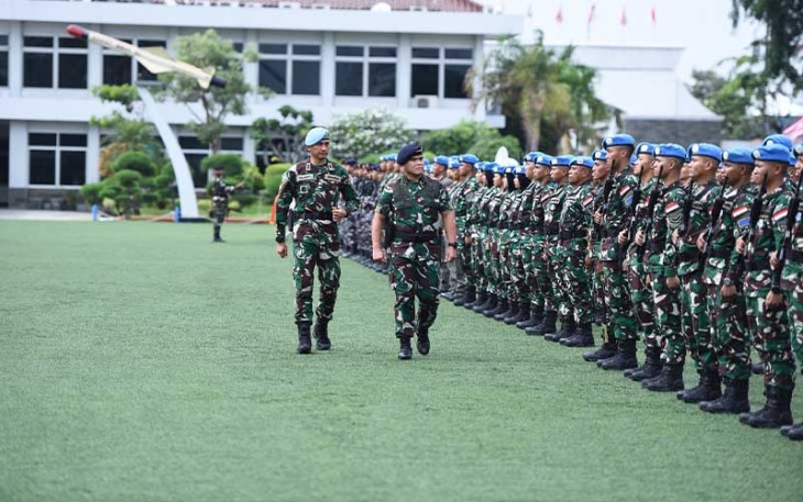 Kasal saat Sambut Kedatangan Satgas MTF Konga XXVIII-N/UNIFIL