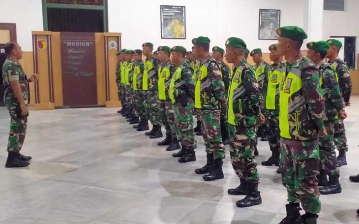 Kodim Madiun saat Siagakan Prajuritnya