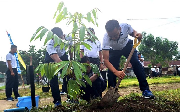 Lantamal VI saat Laksanakan "Gempal Terbesar" Tahun 2024 di Kompleks TNI AL Dewa Kembar Makassar