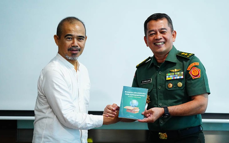 Kapuspen TNI Mayjen TNI Dr. Nugraha Gumilar, M.Sc., saat Kunjungi iNews Media Group