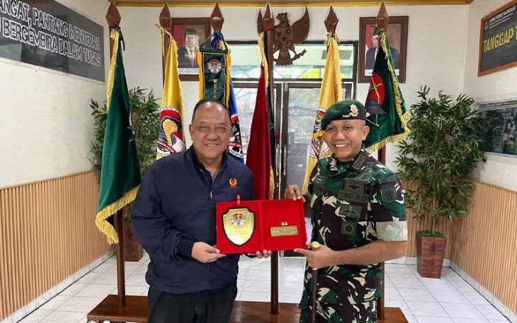 Ketua KONI Pusat saat Kunjungi Markas Pasukan Raja Kostrad