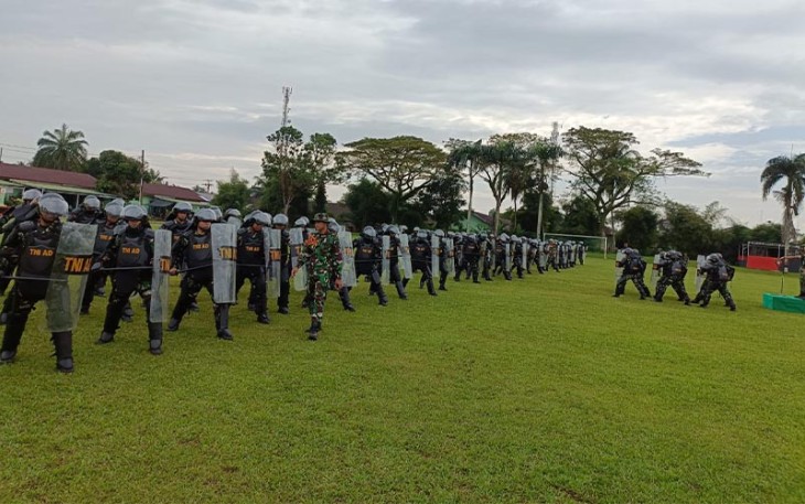 Prajurit Yonarmed 2/KS Laksanakan Latihan PHH