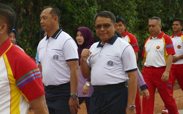 Prajurit Lanudal TPl Ikuti Olgama TNI Wilayah Tanjungpinang