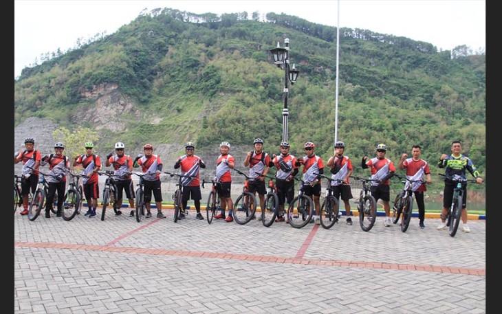 Gowes Sehat Bersama Dandim 0806/Trenggalek dan NCC