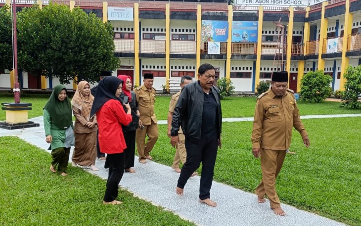Wagub Mian Laporkan Kondisi SMAN 10 Pentagon Kaur ke Gubernur