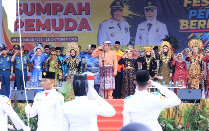Pemerintan Kabupaten Bintan saat Gelar Upacara Peringatan Hari Sumpah Pemuda Ke-97