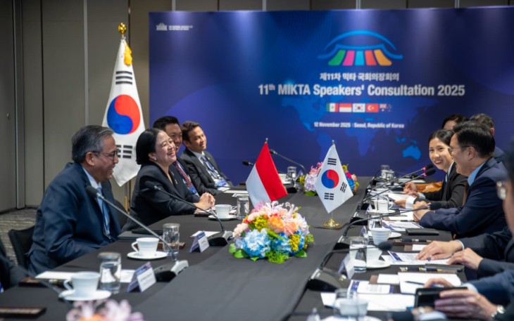 Ketua DPR RI Puan Maharani melakukan pertemuan bilateral dengan Ketua Majelis Nasional Republik Korea, H.E. Woo Won-shik