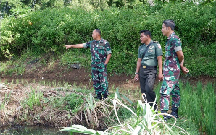Dandim 0801/Pacitan Tinjau Awal Kesiapan Lahan Pertanian dan Perikanan