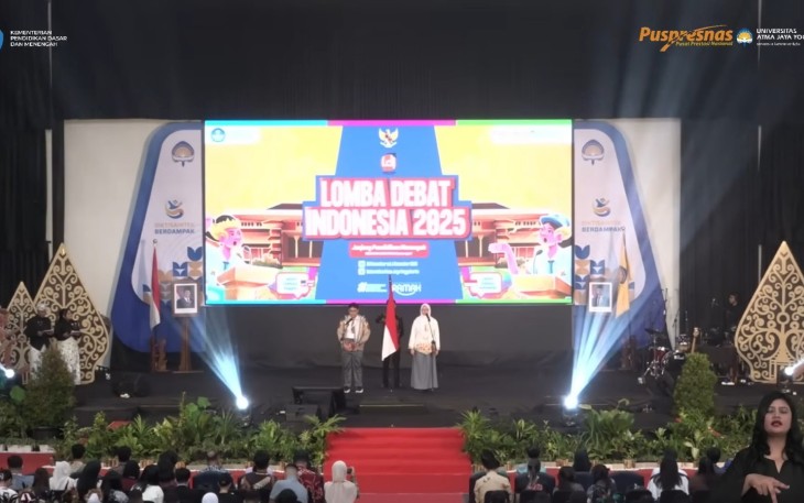 Pembukaan Lomba Debat Indonesia 2025,