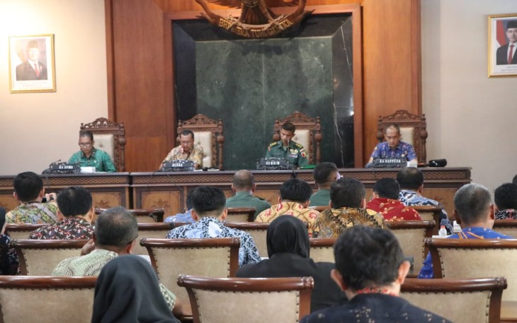  Kasdim Tulungagung Hadiri Rapat Koordinasi TMMD ke-123 Tahun 2025