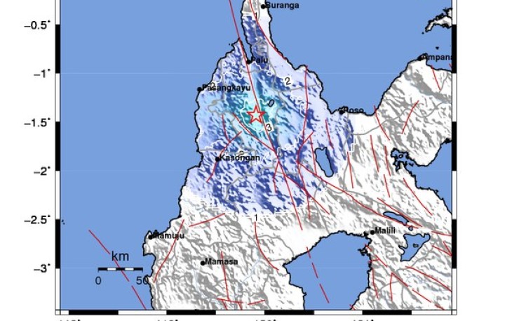 Gempa Bumi Tektonik M4,5 Dirasakan di Kabupaten Sigi 